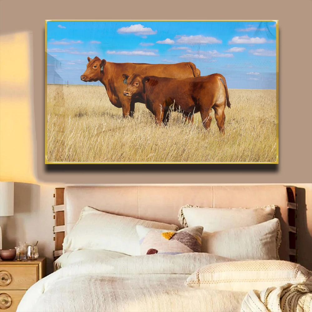 Quadro Bois Junta Red Angus