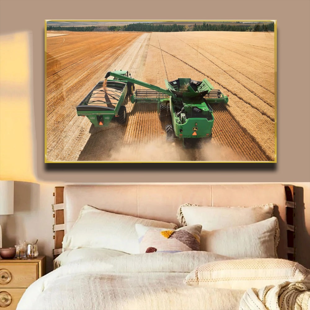 Quadro Colheitadeira E Bazuca Jd