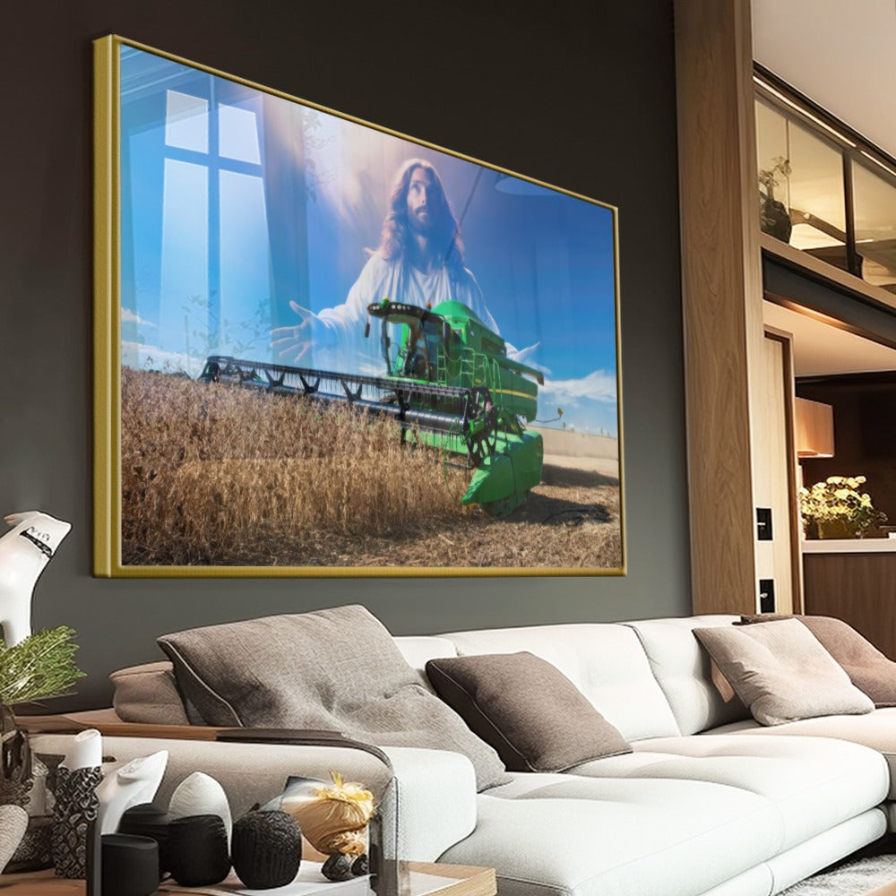 Quadro Jesus Abençoando A Colheita