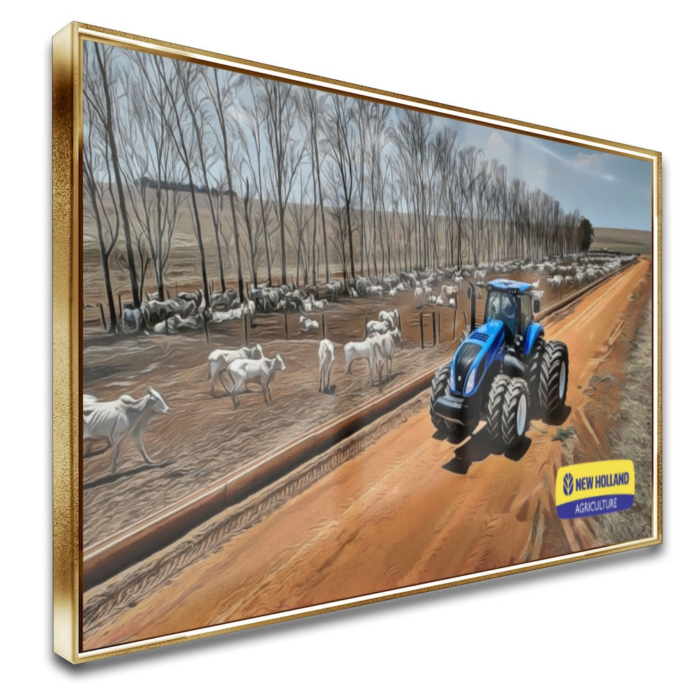 Quadro Trator NH Agro Street Art