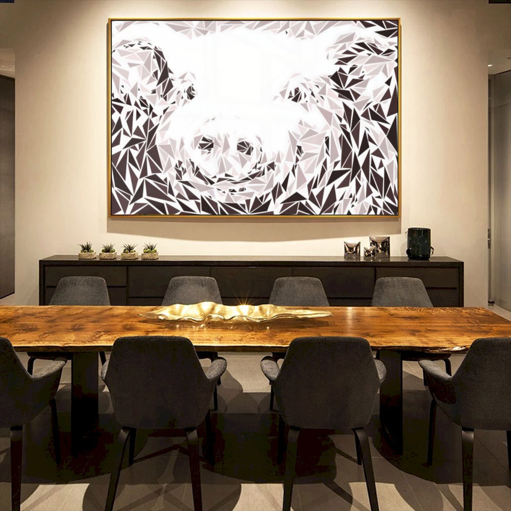 Quadro Abstrato Suíno