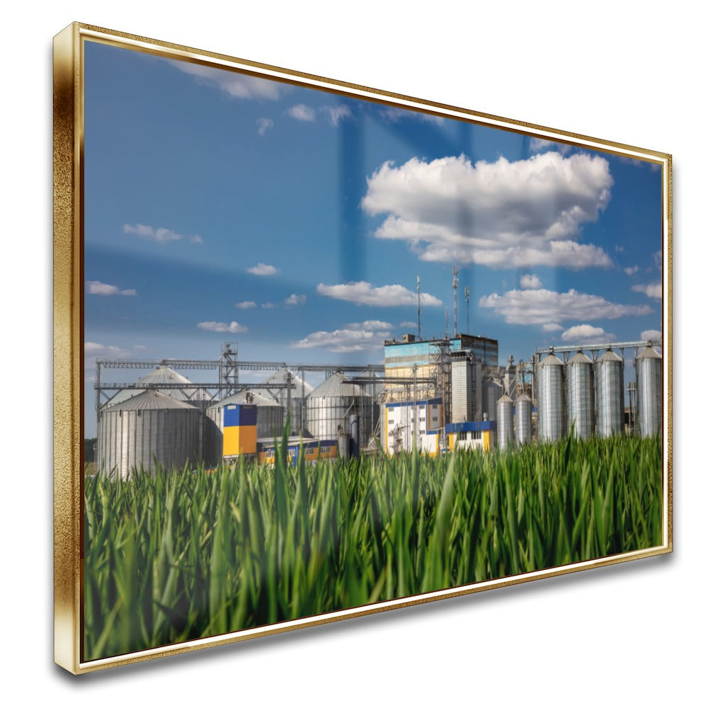 Quadros Silos Armazenação De Grãos