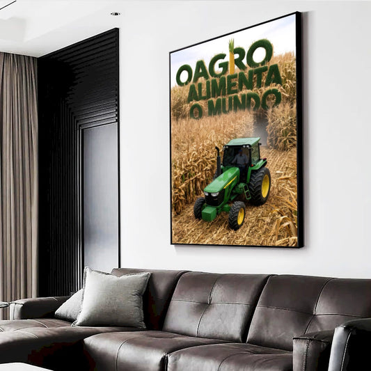 Quadro O Agro Alimenta O Mundo Jd