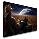 Quadro Agrícultor Na Lua