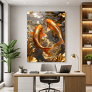 Quadro Peixes Fluxo Da Prosperidade