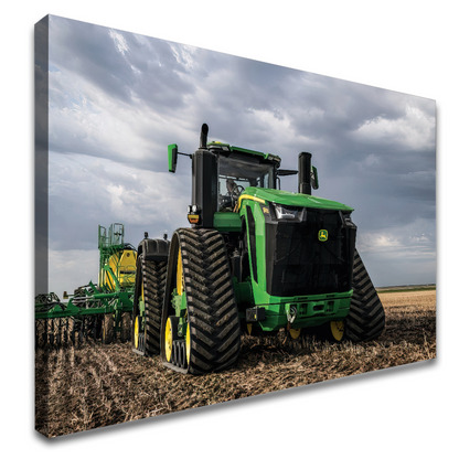 Quadro Trator Verde Esteira