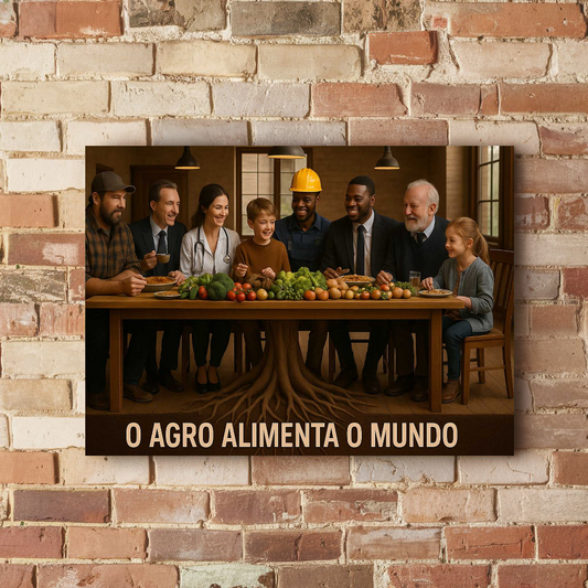 Quadro Mesa Do Agro