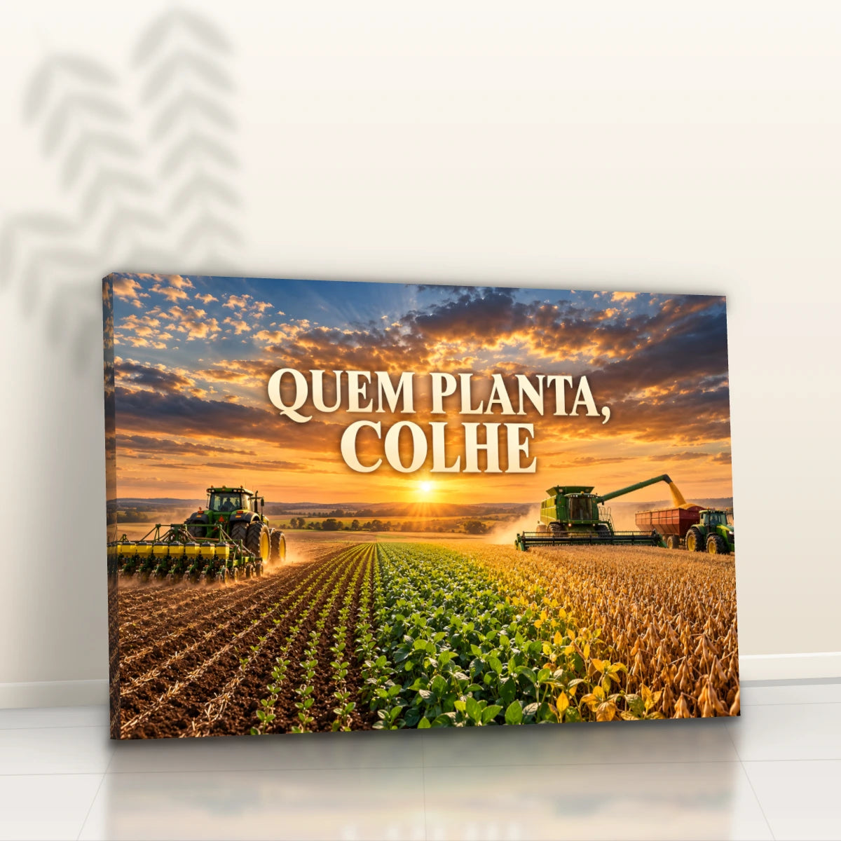 Quadro Escritório Quem Planta Colhe