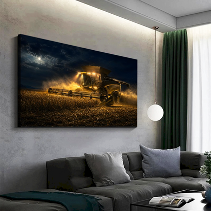 Quadro Sala Escritório Colheita Noturna