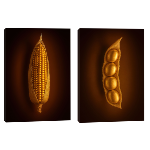 Duo de Quadros Soja e Milho Exclusive Gold