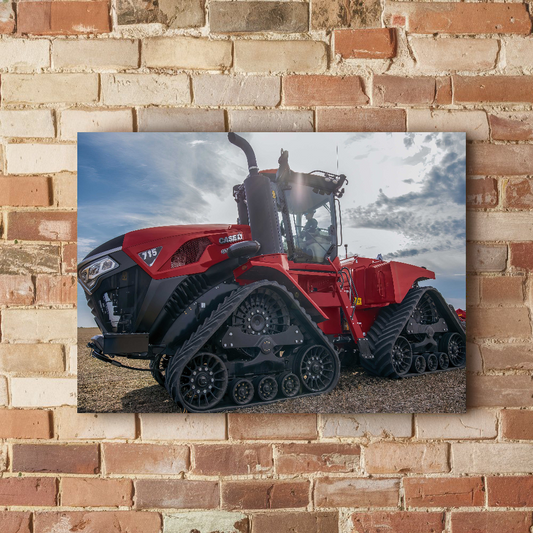 Quadro trator Case esteira – Arte premium do agronegócio
