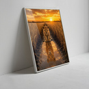Quadro Sala Leão Pôr do Sol