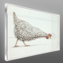 Quadro Galinha Minimalista