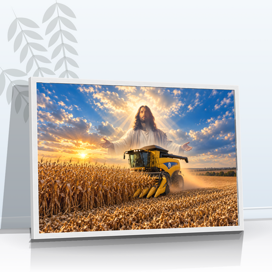 Quadro Jesus Colheita Abençoada NH
