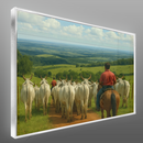 Quadro Conduzindo A Boiada