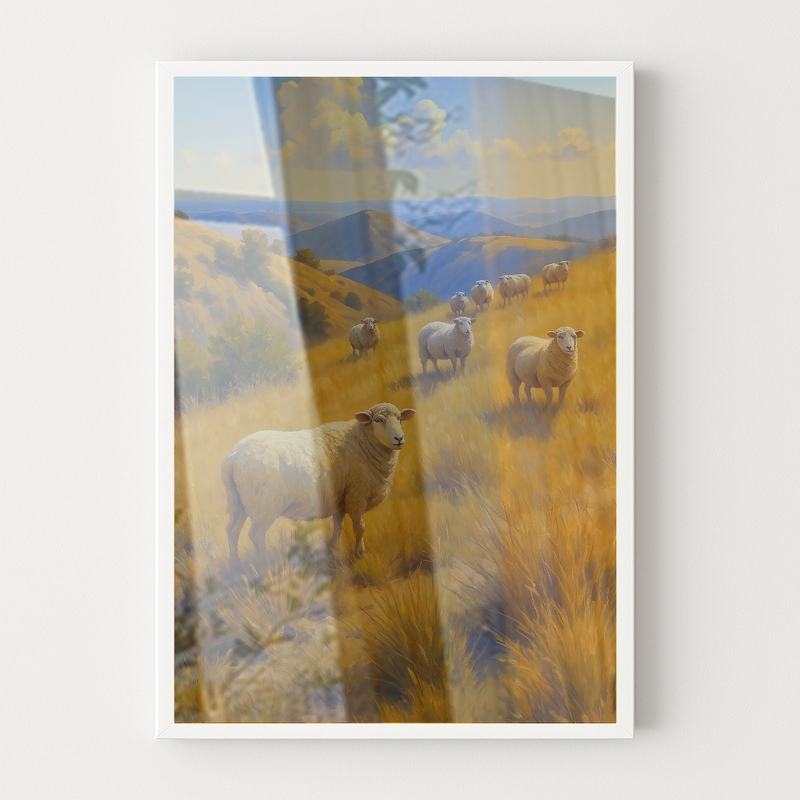 Quadro Ovelhas Na Cordilheira