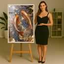 Quadro Peixes Fluxo Da Prosperidade