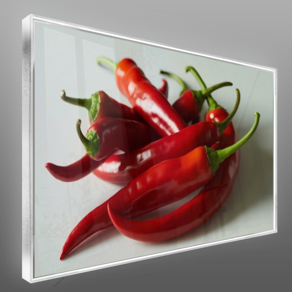 Quadro Cozinha Pimentas Vermelhas