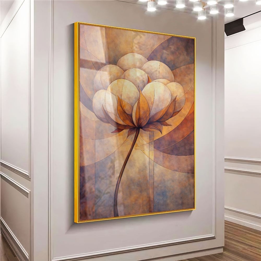 Quadro Essência Abstrata Do Algodão