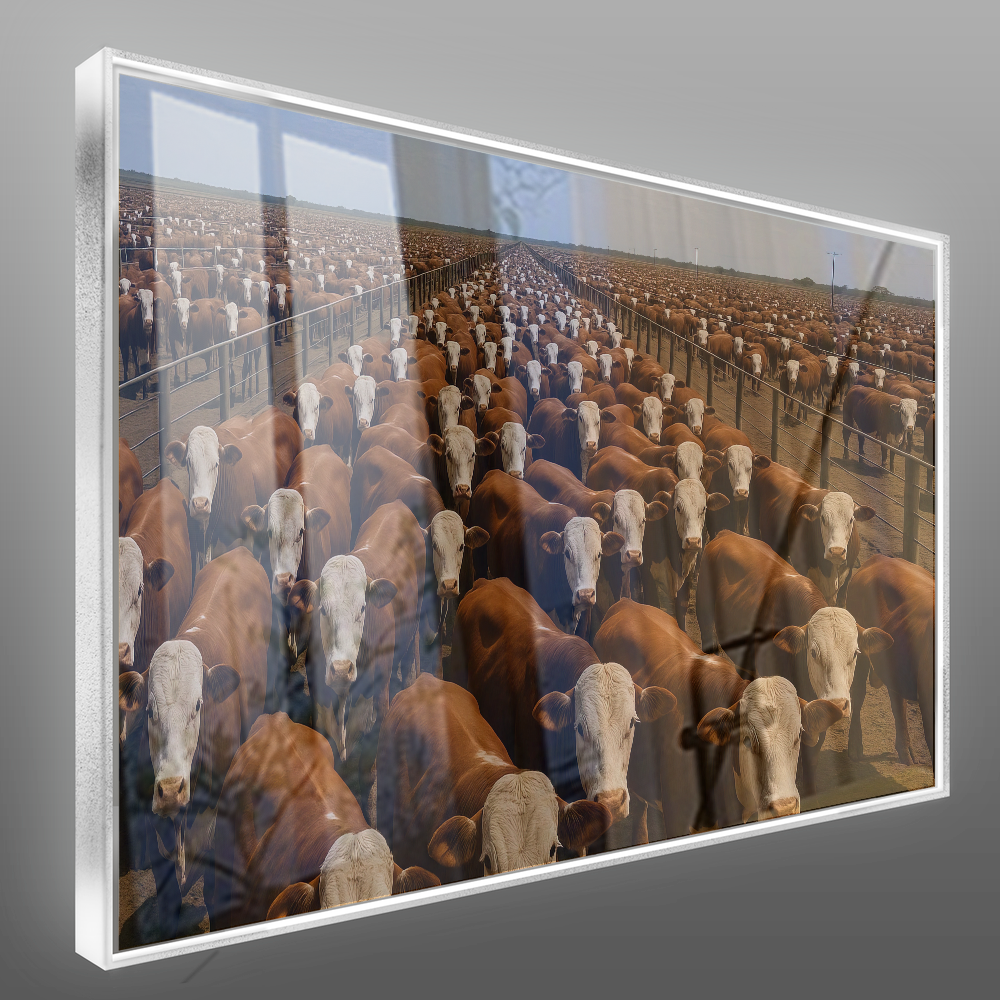 Quadro Confinamento Gado Red Angus