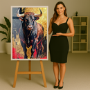 Quadro Touro Força Indomável
