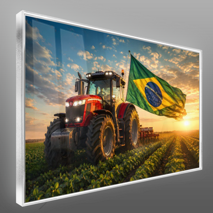 Quadro Escritório Agro Trator Brasil
