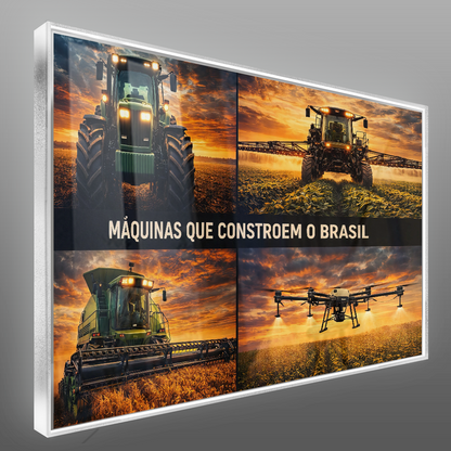 Quadro Maquinas Que Constroem O Brasil