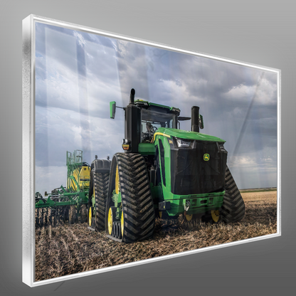 Quadro Trator Verde Esteira