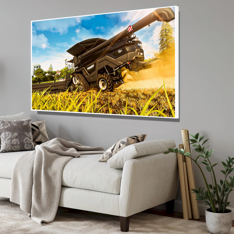 Quadro Colheitadeira Fs Game