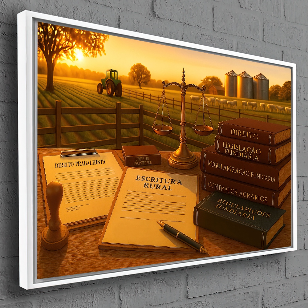 Quadro advocacia agrária para escritório rural – Agro Quadros