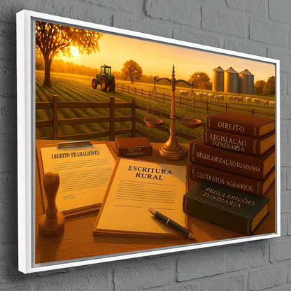 Quadro advocacia agrária para escritório rural – Agro Quadros