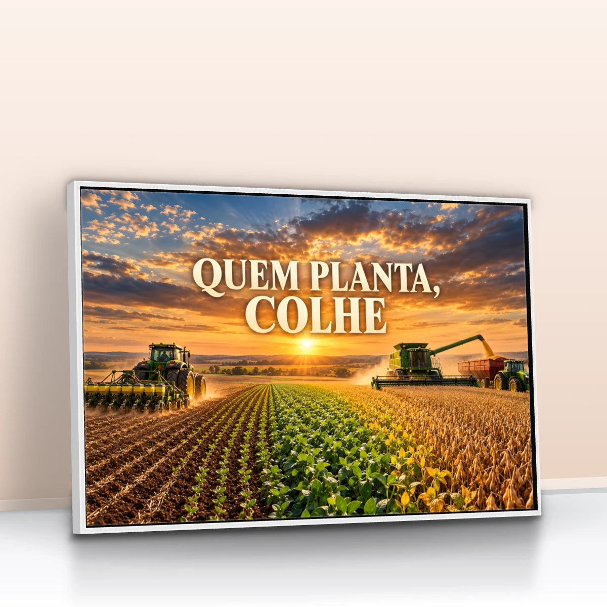 Quadro Escritório Quem Planta Colhe