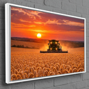Quadro Colheita ao Pôr do Sol