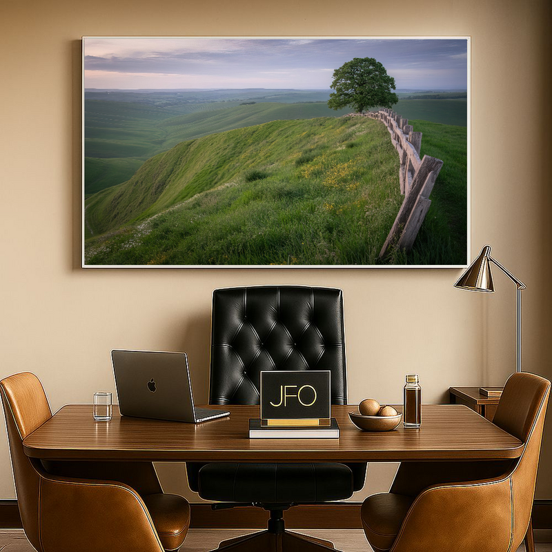 Quadro Sertão Cerca Campo