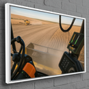 Quadro Colhendo Soja Dentro Da Seifa
