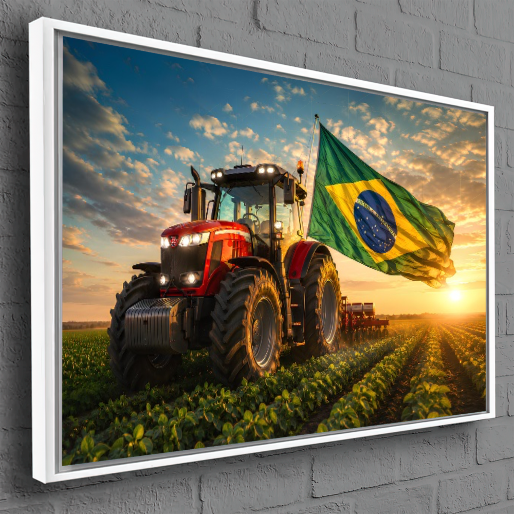 Quadro Escritório Agro Trator Brasil