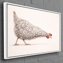 Quadro Galinha Minimalista