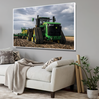 Quadro Trator Verde Esteira