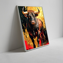 Quadro Touro Força Indomável