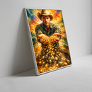 Quadro Mãos Que Geram Riqueza