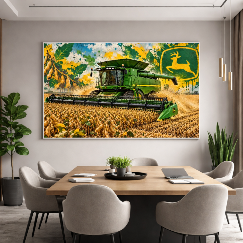 Quadro Escritório Colheitadeira JD