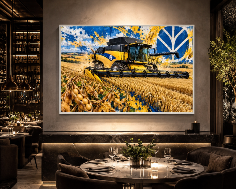 Quadro Escritório Colheitadeira NH