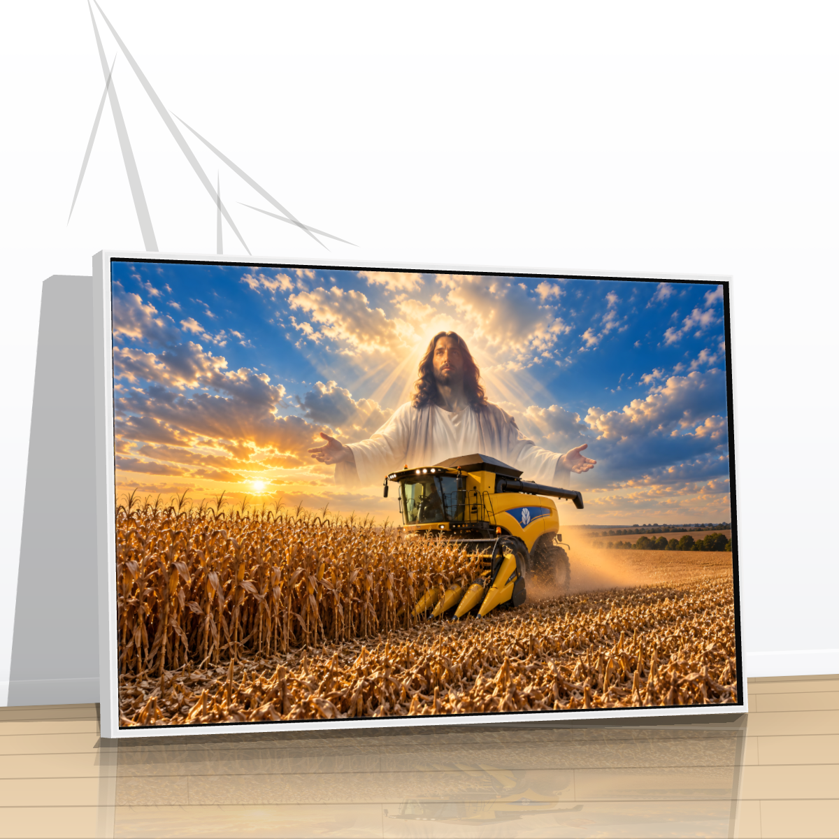 Quadro Jesus Colheita Abençoada NH