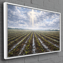 Quadro Bênção Da Chuva Na Plantação