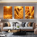 Quadro Trio Espigas De Milho Maduras