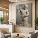 Quadro Escritório Escultor em Mármore