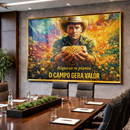 Quadro O Campo Gera Valor