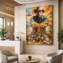 Quadro Mãos Que Geram Riqueza