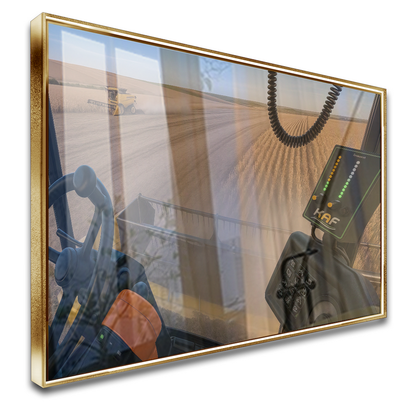 Quadro Colhendo Soja Dentro Da Seifa