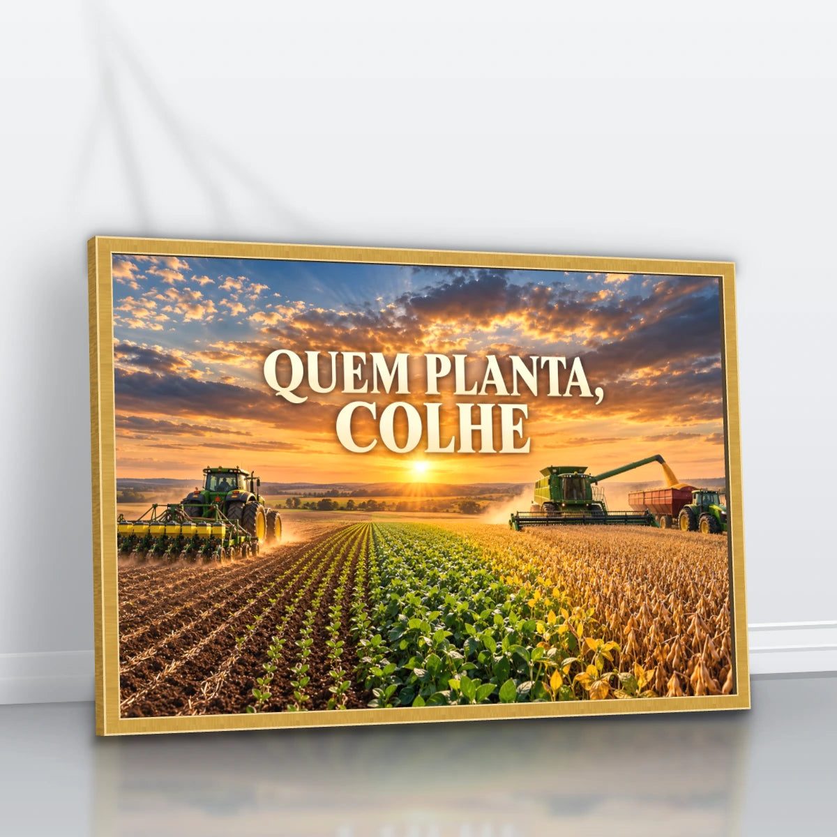 Quadro Escritório Quem Planta Colhe